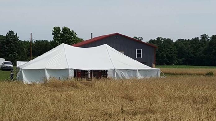 Indoor discount tent rentals